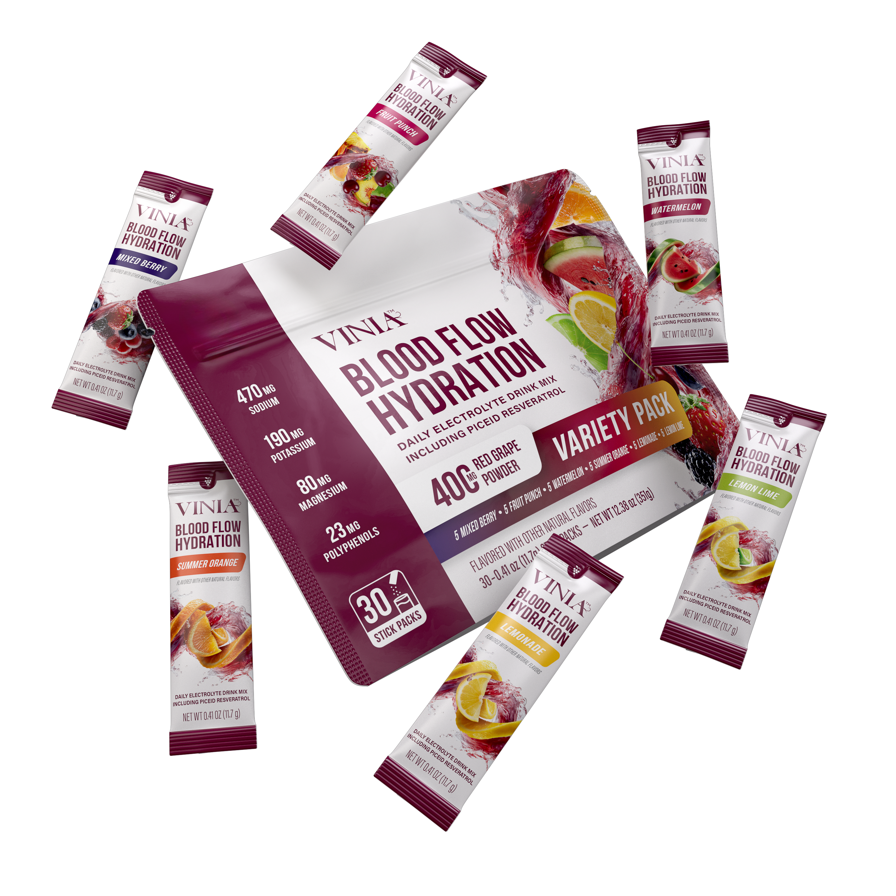 VINIA Blood Flow Hydration Pack