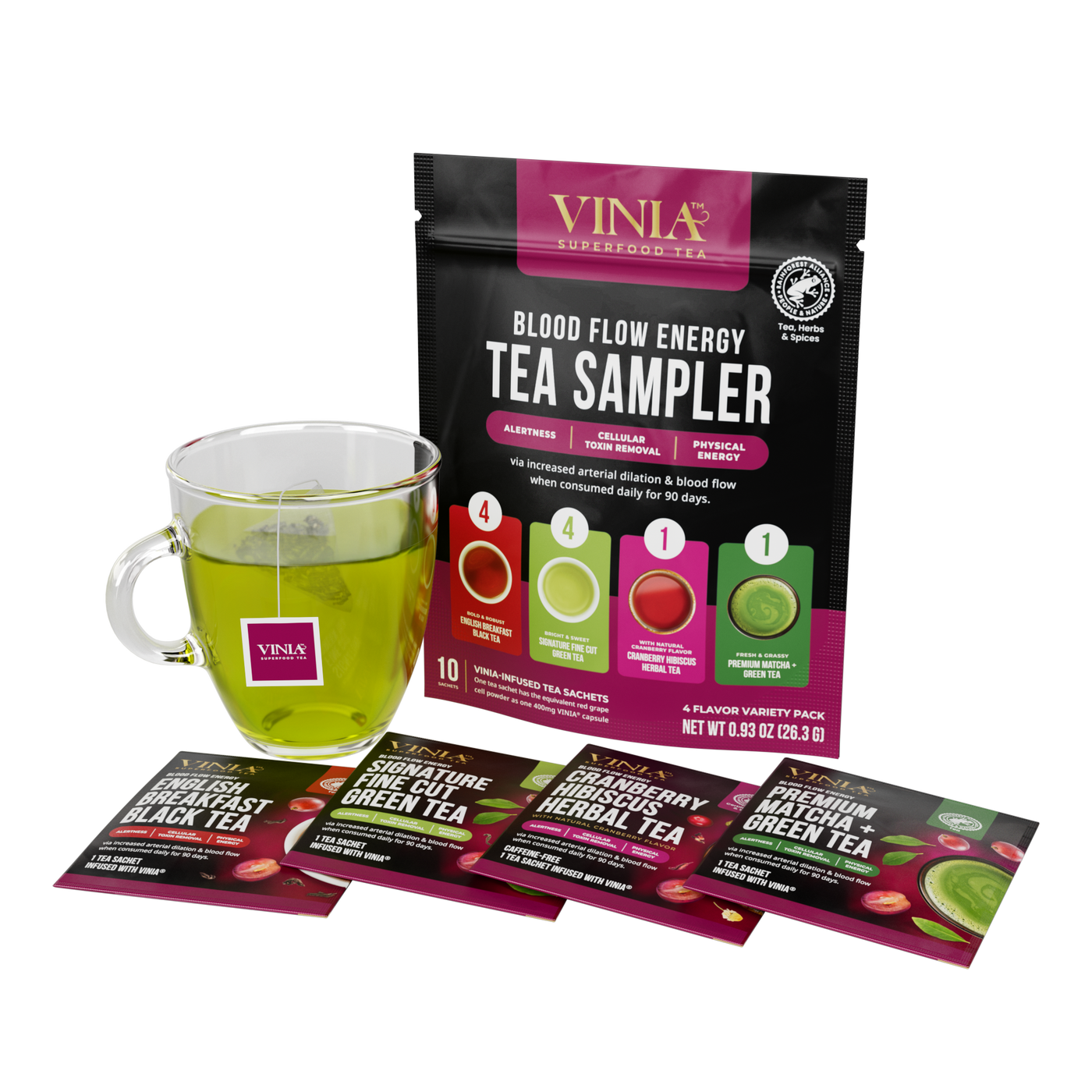 VINIA® Superfood Tea 10 pack Sampler